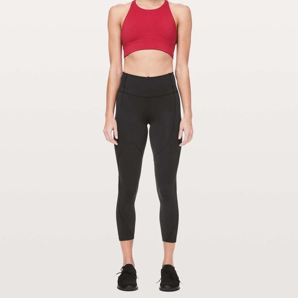 NWOT Lululemon To The Beat Tight (Everlux) 24" Black, size 4 - Picture 9 of 9